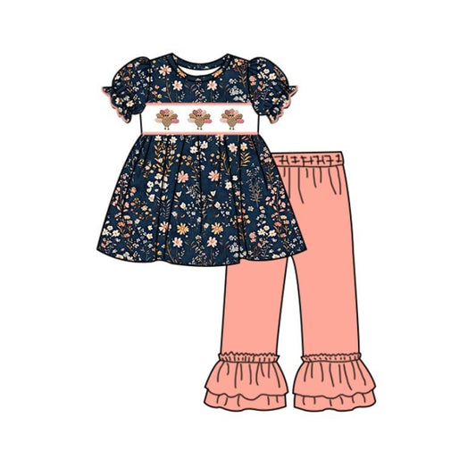 Autumn Bloom Pants Set